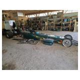 Dragster Race Car, comes with 4 rear tires and