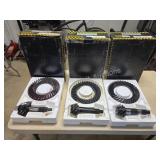 Three used Richmond ring and pinion sets