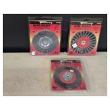 3 new Forney 6-in wire brushes