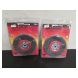 Two new Forney 5-in wire brushes