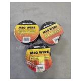 3 new Forney mig wire, .024-in diameter, ER 7