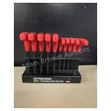 Pittsburgh 10-piece t-h-handled hex key set SAE