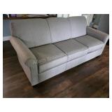 Gray 3 Seater Sofa Fabric UpholsteryGray three