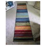 Multi-colored Runner rug, 24 x 94.5