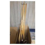 Pool Cues Billiard Balls Accessories Lot