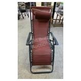 Rust Zero Gravity Lounge Chair Red zero gravity