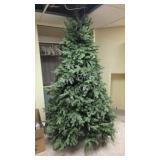 Large Lighted Christmas tree, approx 7 ft tall