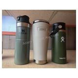 3 Insulated Tumblers Stanley Thermos Hydro Flask