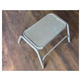 Vintage metal step stool