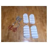 Ceramic Taco Holders Taco Tongs Lot