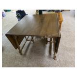 Vintage Drop Leaf Table Solid Wood