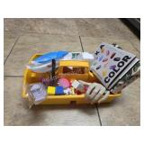 Assortment of Nail supplies and hand lotion