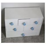6 drawer wooden storage