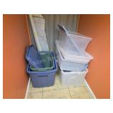 Miscellaneous totes, lids