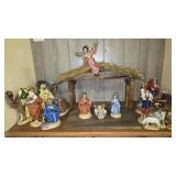Custom Painted Ceramic Nativity Set