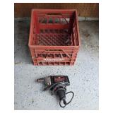 Milk crate Craftsman Electric drill