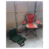 Two-tone bag chair
