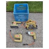 Milk crate Yellow Black & Decker Power Tools