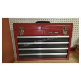Craftsman red tool chest toolbox in good used