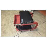 Uline Rolling Tool Seat Red Black