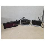 RadioShack and Sharp Digital Alarm Clock