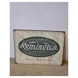 Remington metal sign