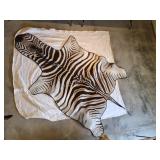 Zebra hide, custom rings and black