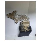 Whitetails Unlimited Michigan Metal Sign