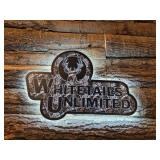 Whitetails Unlimited LED lighted camouflage sign