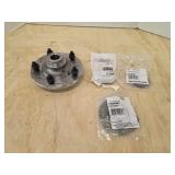 Jeep CJ5 5-lug wheel hub with inner and outer