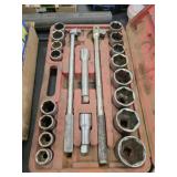 21 piece socket wrench set, 3/4-in drive,
