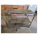 Custom built rolling shop cart / workstation, 21