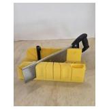 Stanley mitre box  and back saw kit