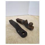 Two heavy duty reese hitch inserts, ball is 1 7/8
