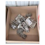 Miscellaneous lot aluminum dock posts and brackets