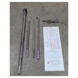 BOX LOT ASSORTED TORQUE WRENCHES
