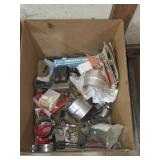 BOX LOT ASSORTED AUTMOTIVE MUFFLER PARTS