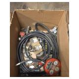 BOX LOT ASSORTED GAUGES, ETC