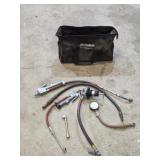 ASSORTED TIRE INFLATORS AND GAUGES