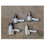 BOX LOT ASSORTED PNEUMATIC TOOLS
