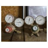 PAIR OF VERIFLO INDUSTRIAL GAS PRESSURE