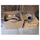 BOX LOT ASSORTED RUBBER TUBING AND