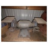 VINTAGE B-LINE DUAL WHEEL BENCH GRINDER