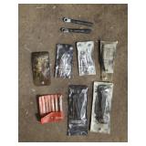 ASSORTED ALLAN WRENCHES, LINE WRENCHES, ETC