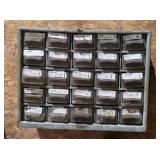 25 DRAWER ORGANIZER WITH CONTENTS