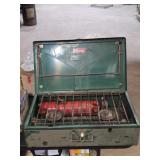 VINTAGE COLEMANE PROPANE CAMP STOVE