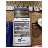 2 NAPA AUTMOTIVE HEADLIGHT BULB STORAGE CABINETS
