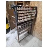 AUTOMOTIVE HARDWARE STORAGE STAND W/ CONTENTS