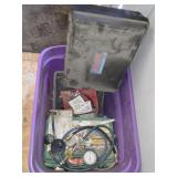 10 GAL STORAGE TOTE W/ CONTENTS