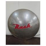 VINTAGE NASH MOTORS STAINLESS STEEL WHEEL HUBCAP/